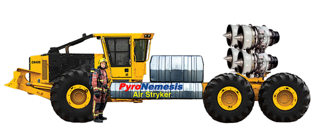The machine that will give firefighters an edge against fires. (Image: PyroNemesis)