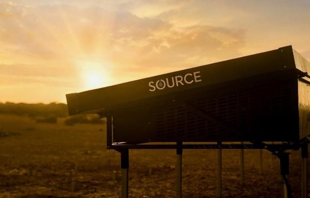 SOURCE’s revolutionary technology will do for drinking water what solar panels have done for electricity, making water a renewable resource. (Image: SOURCE)